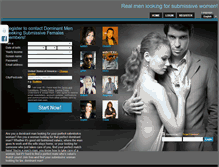 Tablet Screenshot of dominant-men.com